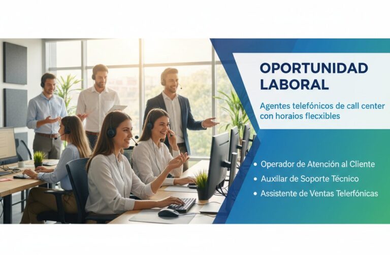 Lee más sobre el artículo Agentes telefónicos de call center con horarios flexibles