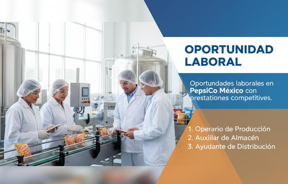 Lee más sobre el artículo Oportunidades laborales en PepsiCo México con prestaciones competitivas