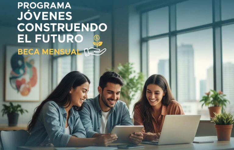 Lee más sobre el artículo Programa Jóvenes Construyendo el Futuro con beca mensual